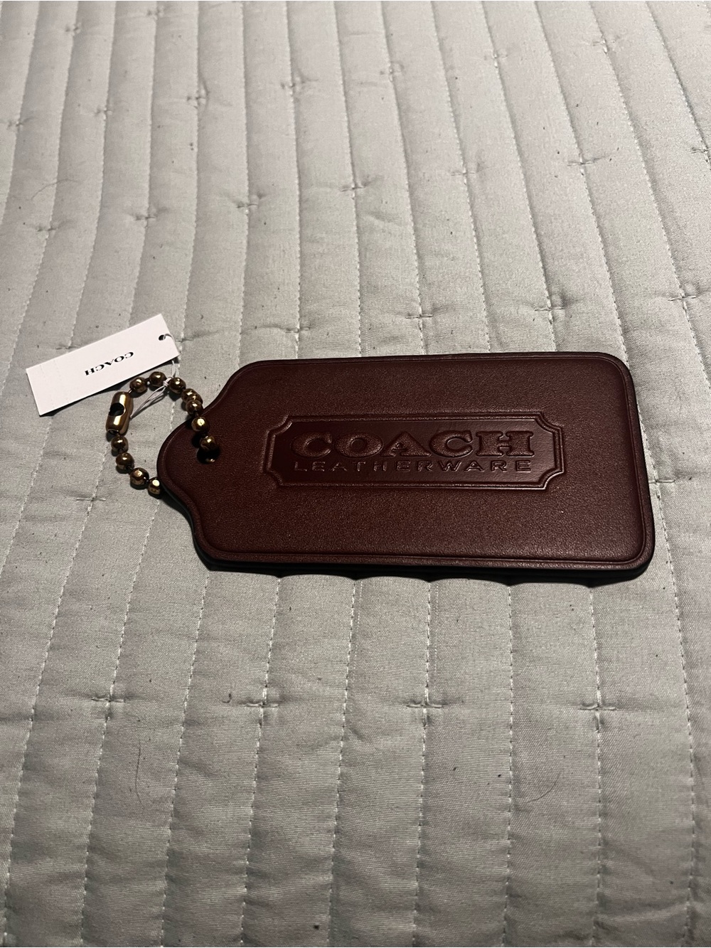 Coach X Large hang tag